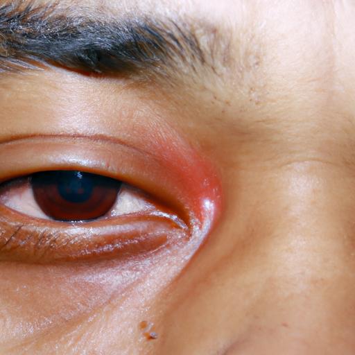 Bloodshot eyes are a common physical sign of drug addiction.