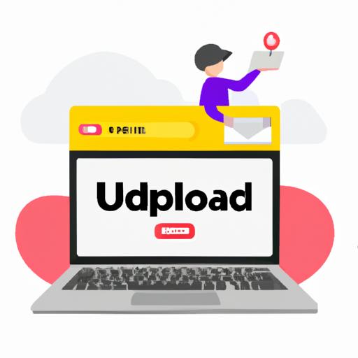 Uploading files to the website is quick and easy